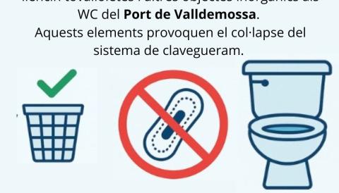 El vàter no és una paperera