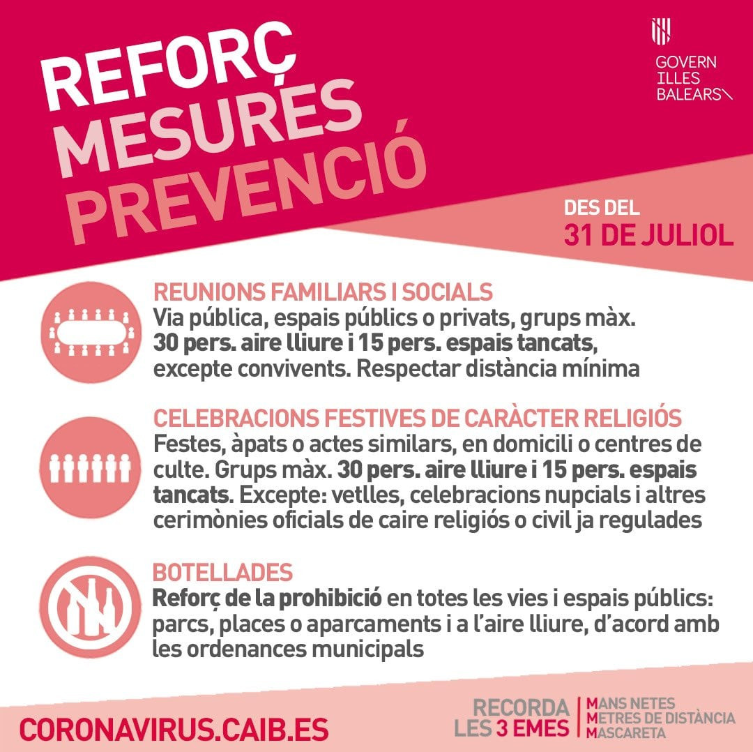 Reforç mesures prevenció