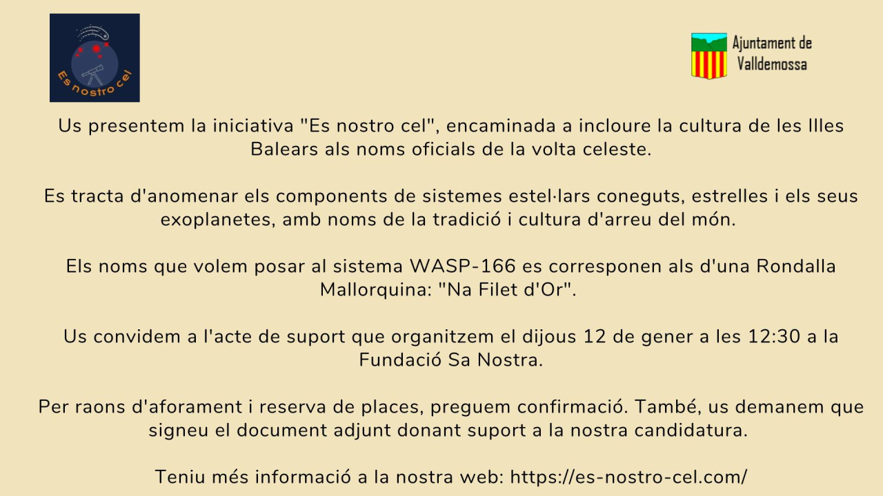 Es nostro cel
