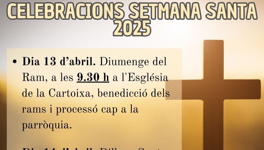 Celebracions Setmana Santa 