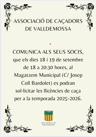 caçadors valldemossa