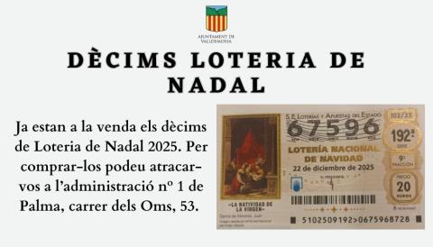 Dècims Loteria Nadal