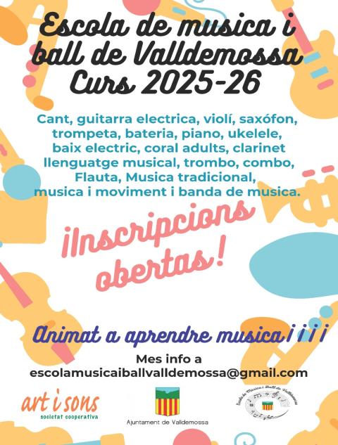 Animat a aprendre musica amb l'escola de musica i ball de Valldemossa