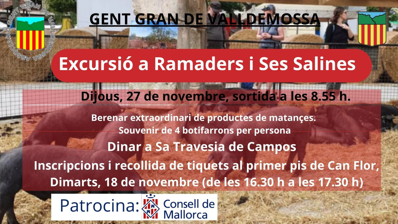 Excursió a ramaders i Ses Salines