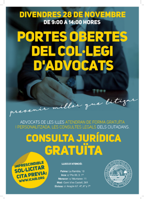 Jornada Portes Obertes Col·legi d'Advocats