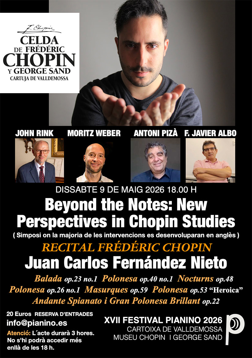 Simposi i concert sobre F. Chopin en el XVII Festival Pianino
