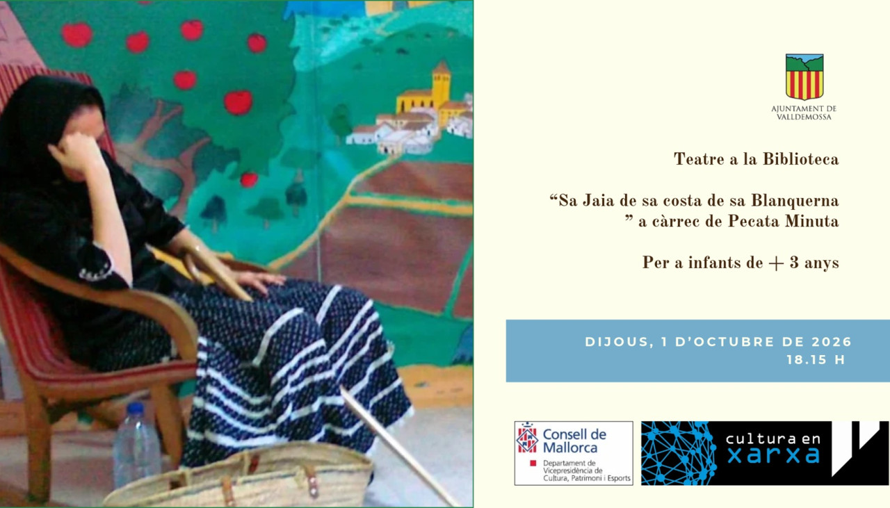 Teatre a la Biblioteca "Sa Jaia de sa costa de sa Blanquerna"