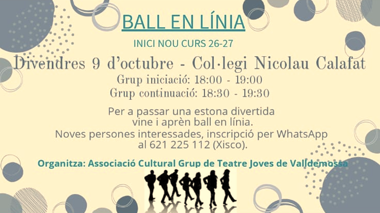 Ball en Línia · Inici del nou Curs 2026-2027