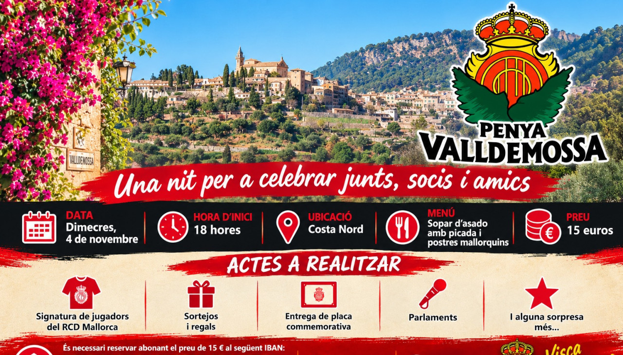 Encontre i Sopar de la Penya Valldemossina del Reial Mallorca