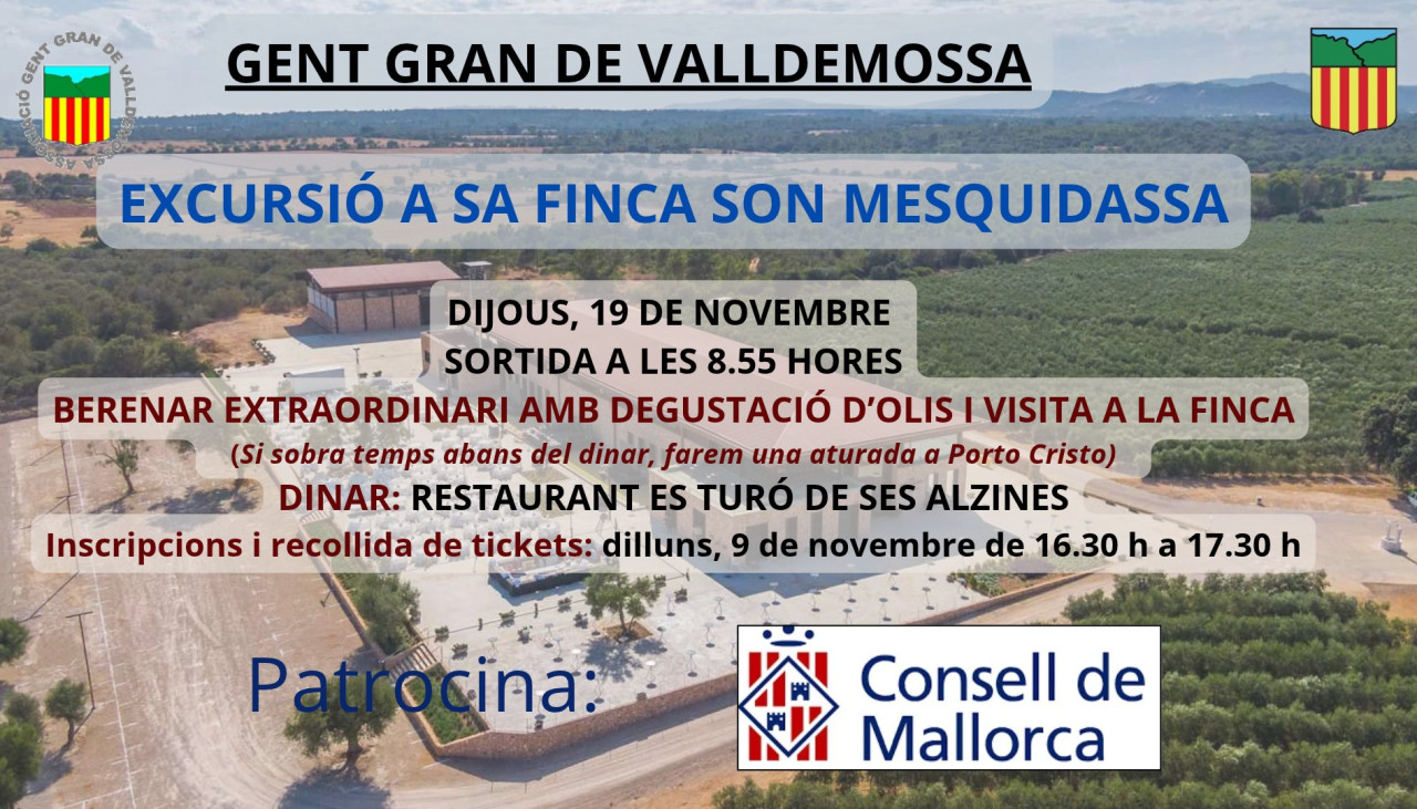 Excursió Finca de Son Mesquidassa