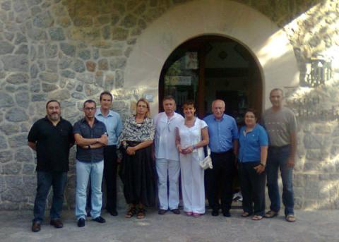 Reunió representants de la regió de Brandýs nad Labem (Rep. Txeca) - Projecte Fons documental Arxiduc Lluís Salvador 