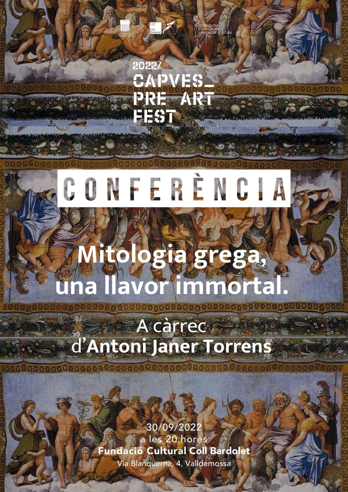 Conferència: Mitologia grega, una llavor immortal
