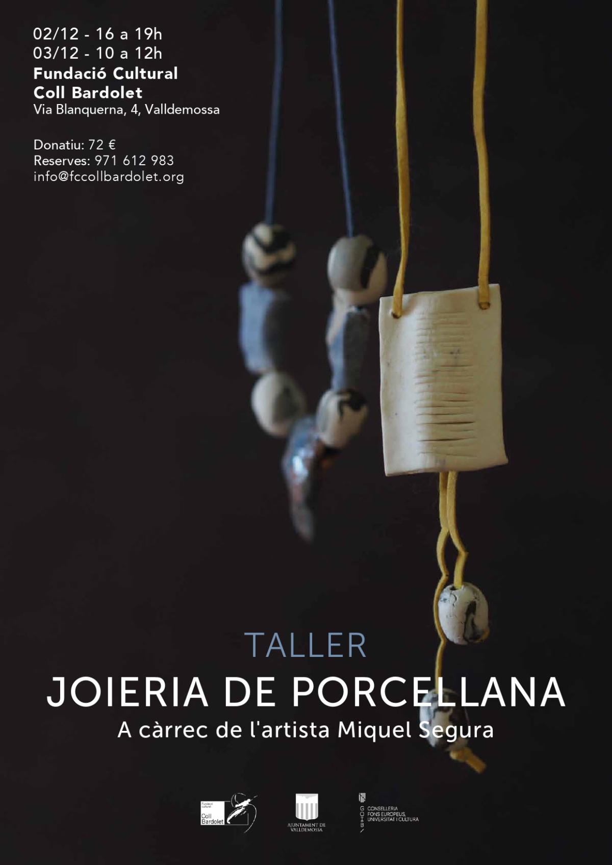 Taller de joieria de porcellana 