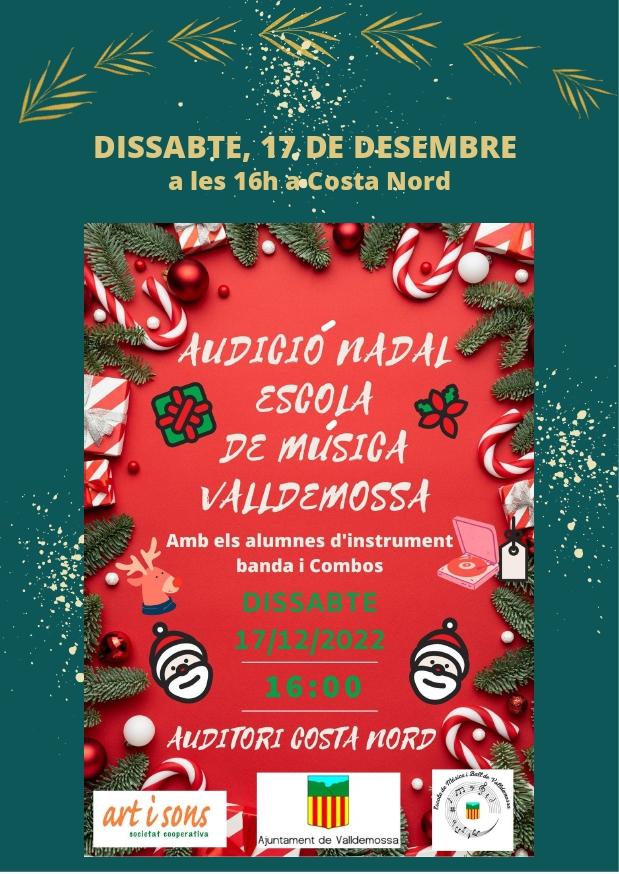 Audició Nadal de l'Escola de Música de Valldemossa