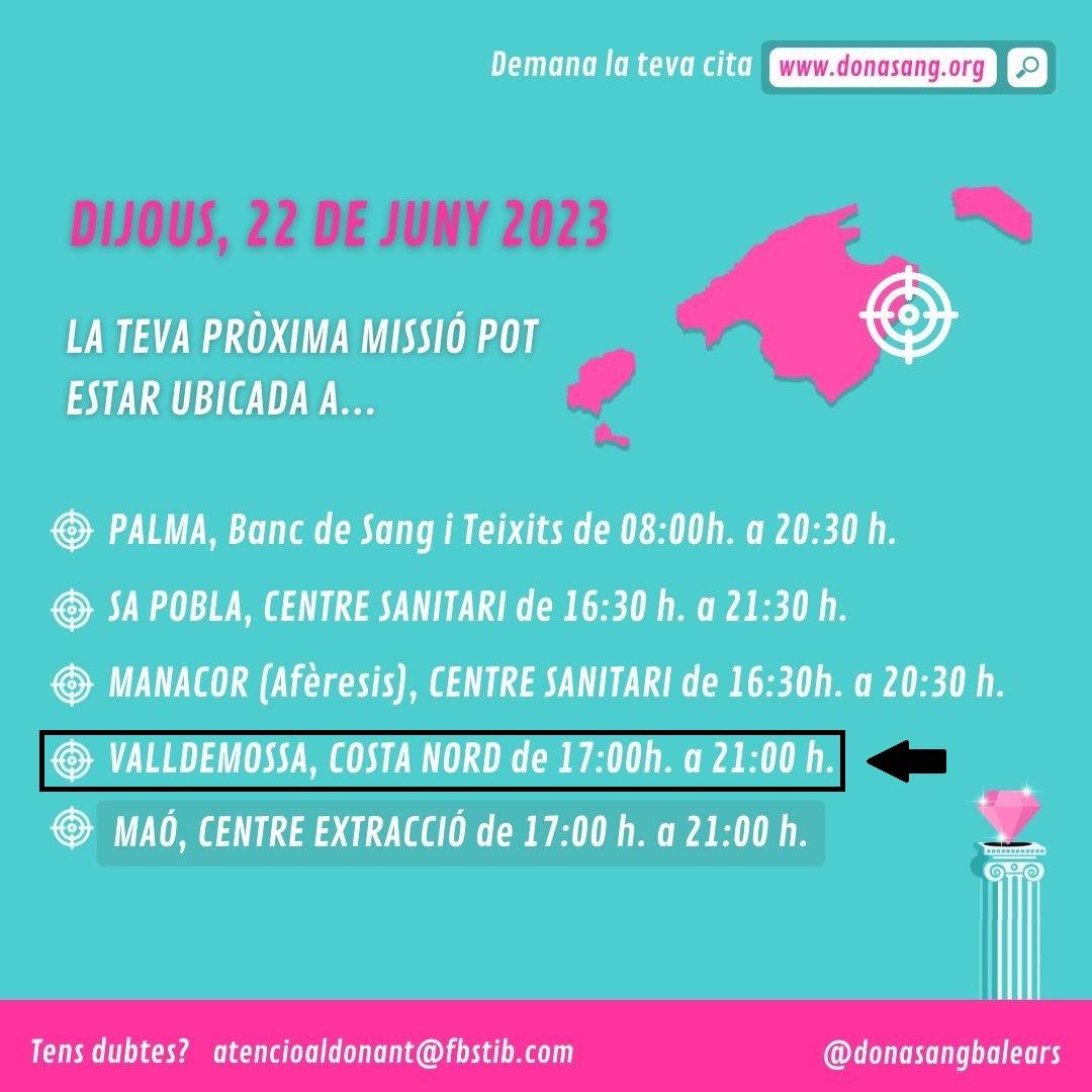 PROPERA DONACIÓ DE SANG 