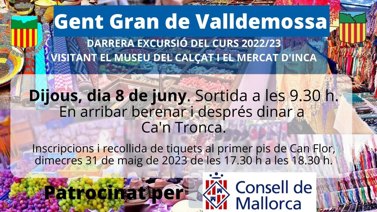 EXCURSIÓ DEL CURS 2022/23 VISITANT EL MUSEU DEL CALÇAT I EL MERCAT D'INCA