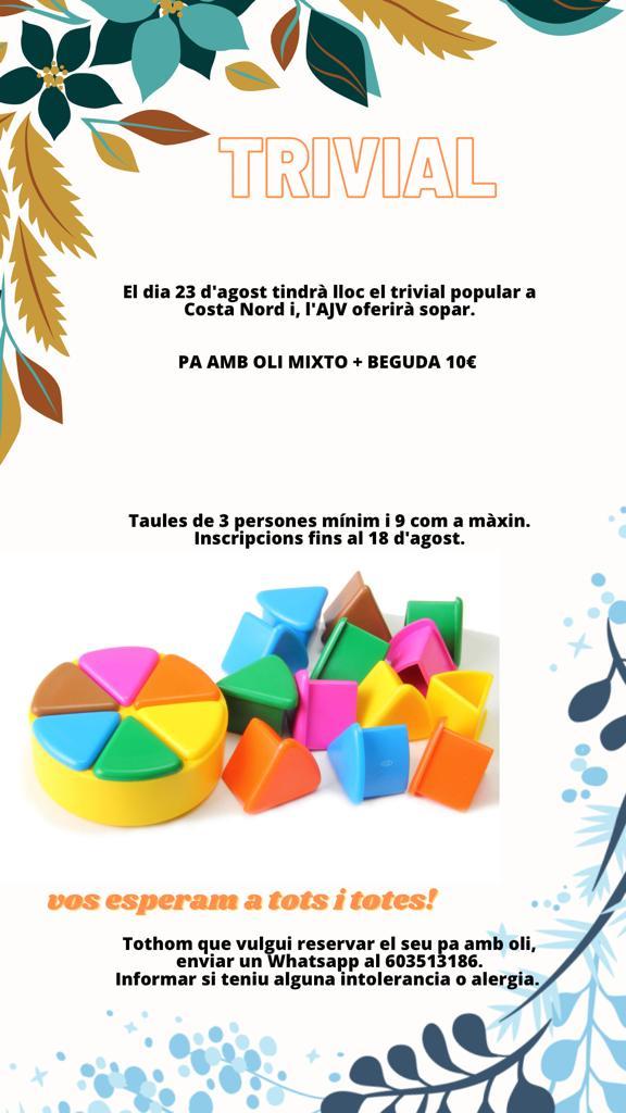 TRIVIAL POPULAR I SOPAR