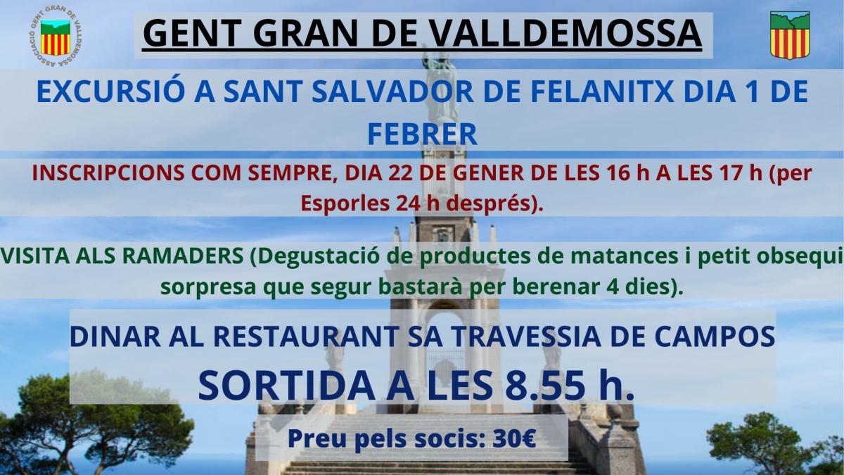 Excursió Gent Gran de Valldemossa