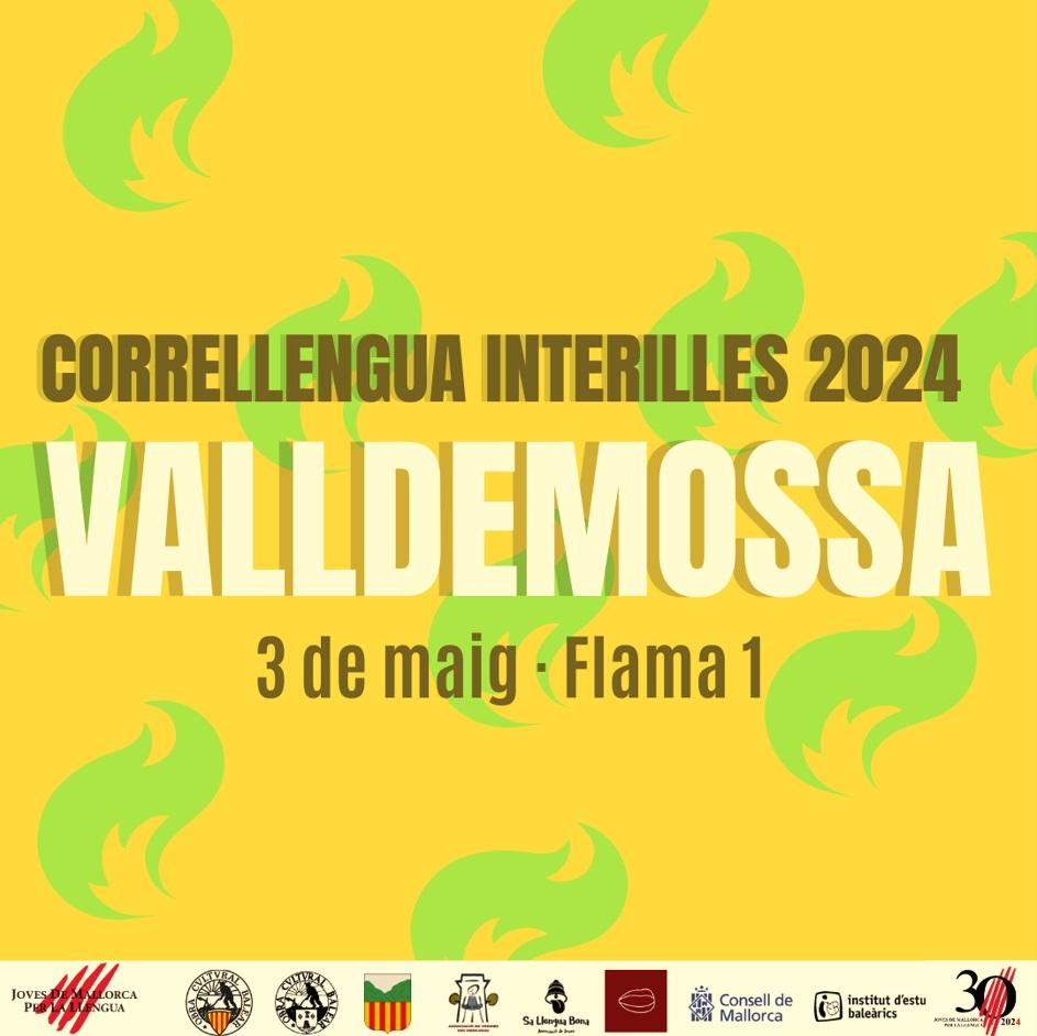 La flama del Correllengua 2024 arribarà a Valldemossa