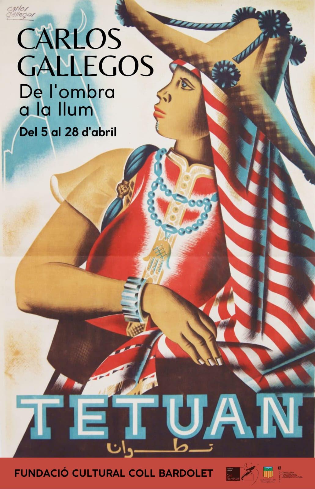 Inauguració de l'exposició "Carlos Gallegos, de l'ombra a la llum"