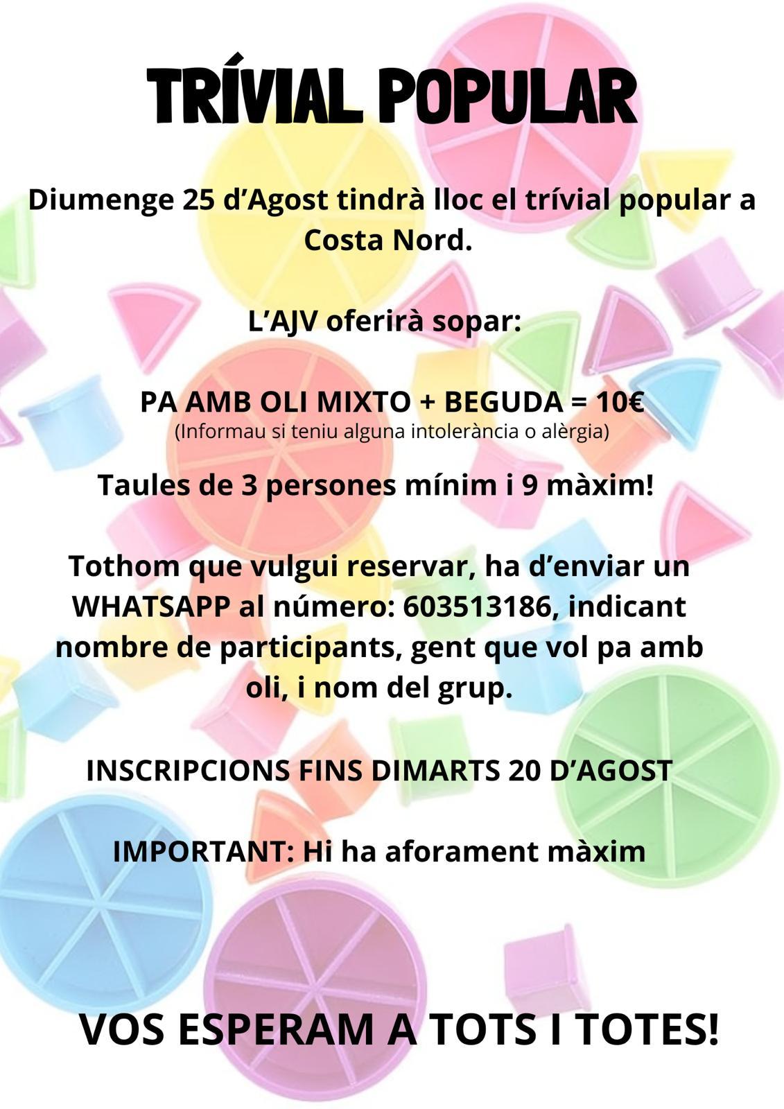 TRIVIAL POPULAR I SOPAR 