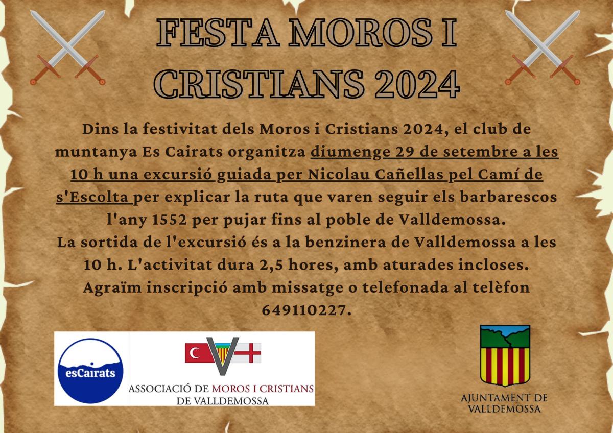 Excursió guiada pel Camí de s'Escolta