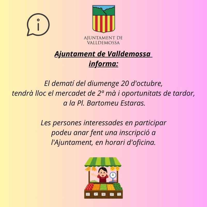 Mercadet de 2ª mà i oportunitats de tardor