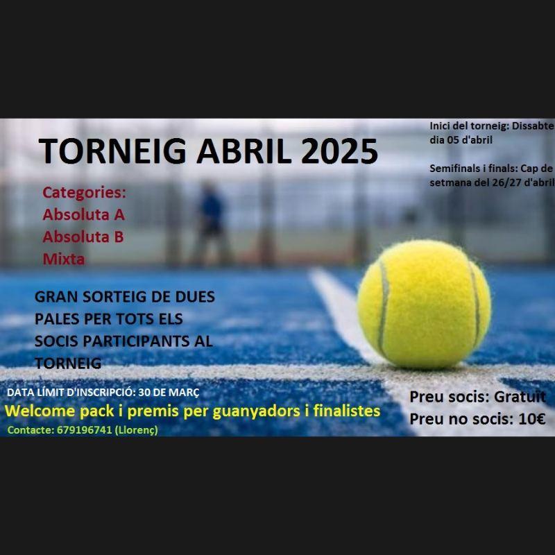 Torneig abril 2025