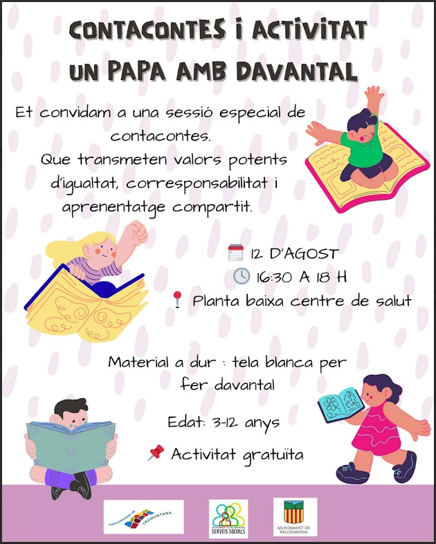 CONTACONTES I ACTIVITAT - UN PAPA AMB DAVANTAL