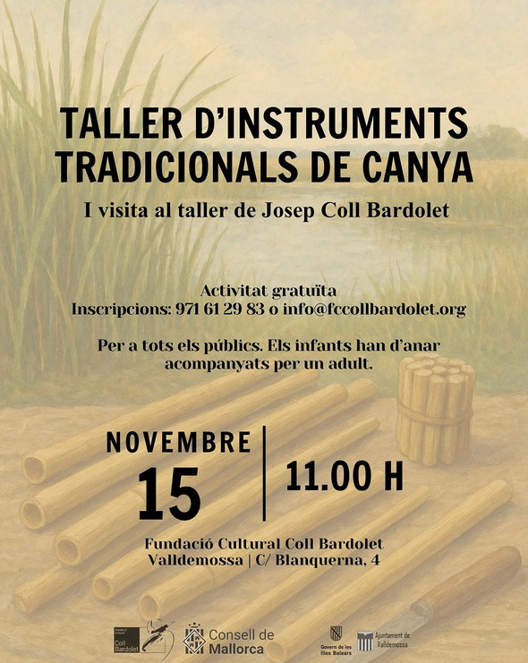 Taller d'instruments tradicionals de canya