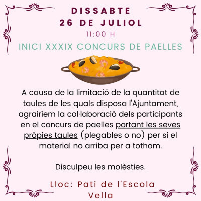 Concurs de paelles