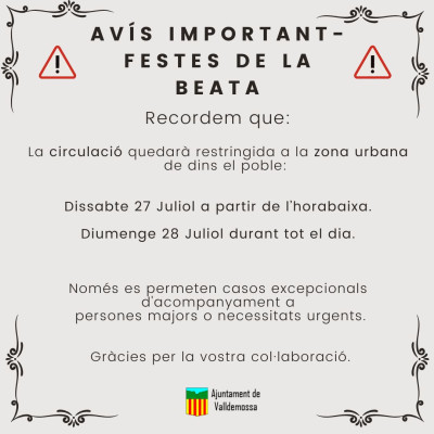 Circulació restringida