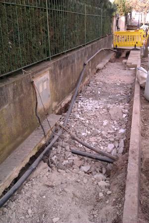Canalització C Sor Aina oct-nov-des 2011