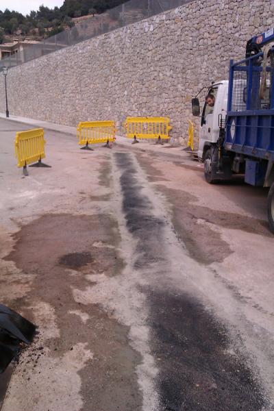 Canalització C/ Venerable Sor Aina (Març 2012)