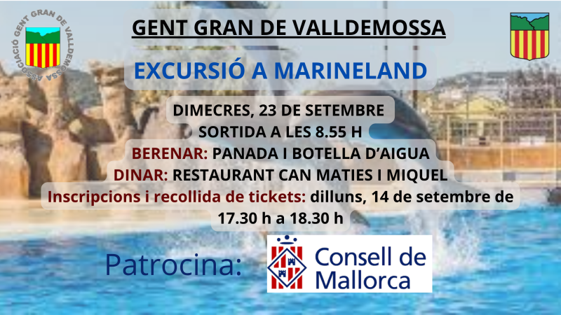 Gent Gran de Valldemossa · Excursió a Marineland