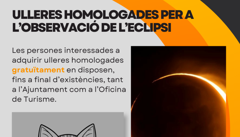 Ulleres Homologades per a l’observació de l’Eclipsi Solar