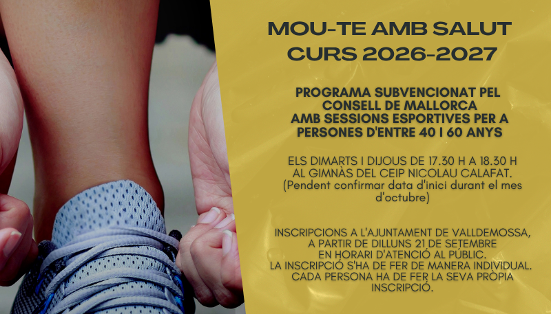 Mou-te amb Salut · Curs 2026-2027