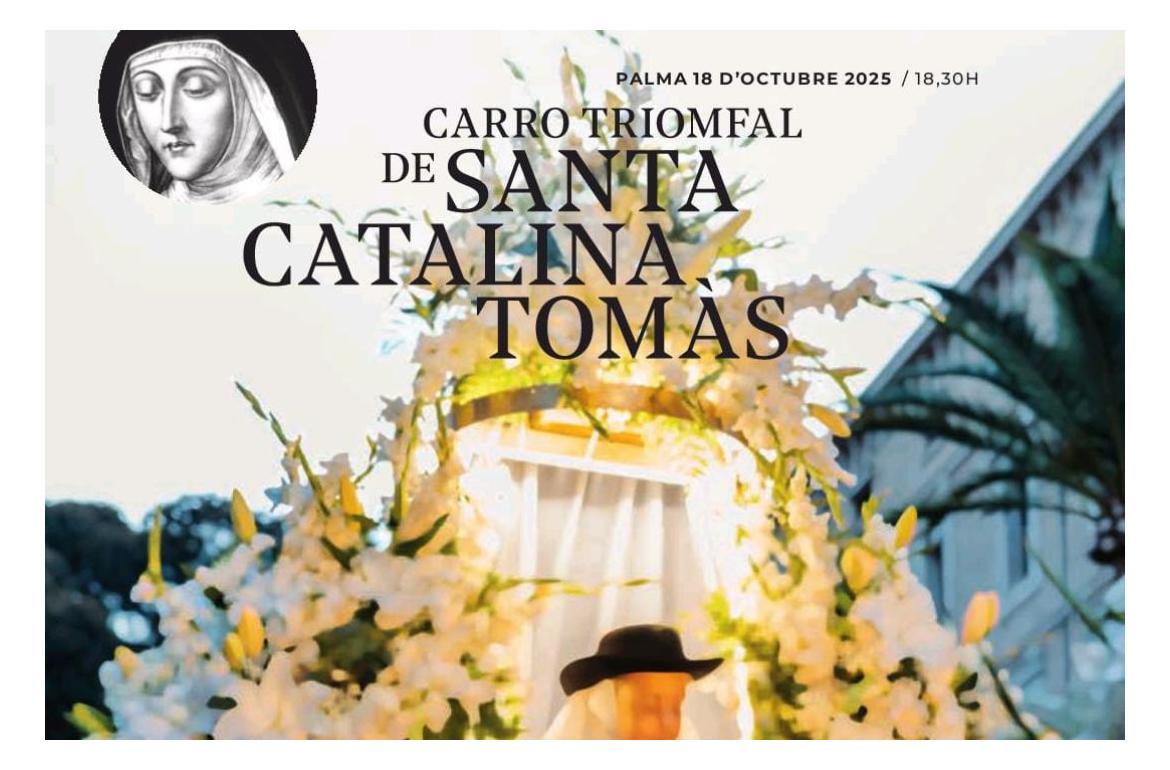 Carro triomfal de Santa Catalina Tomàs