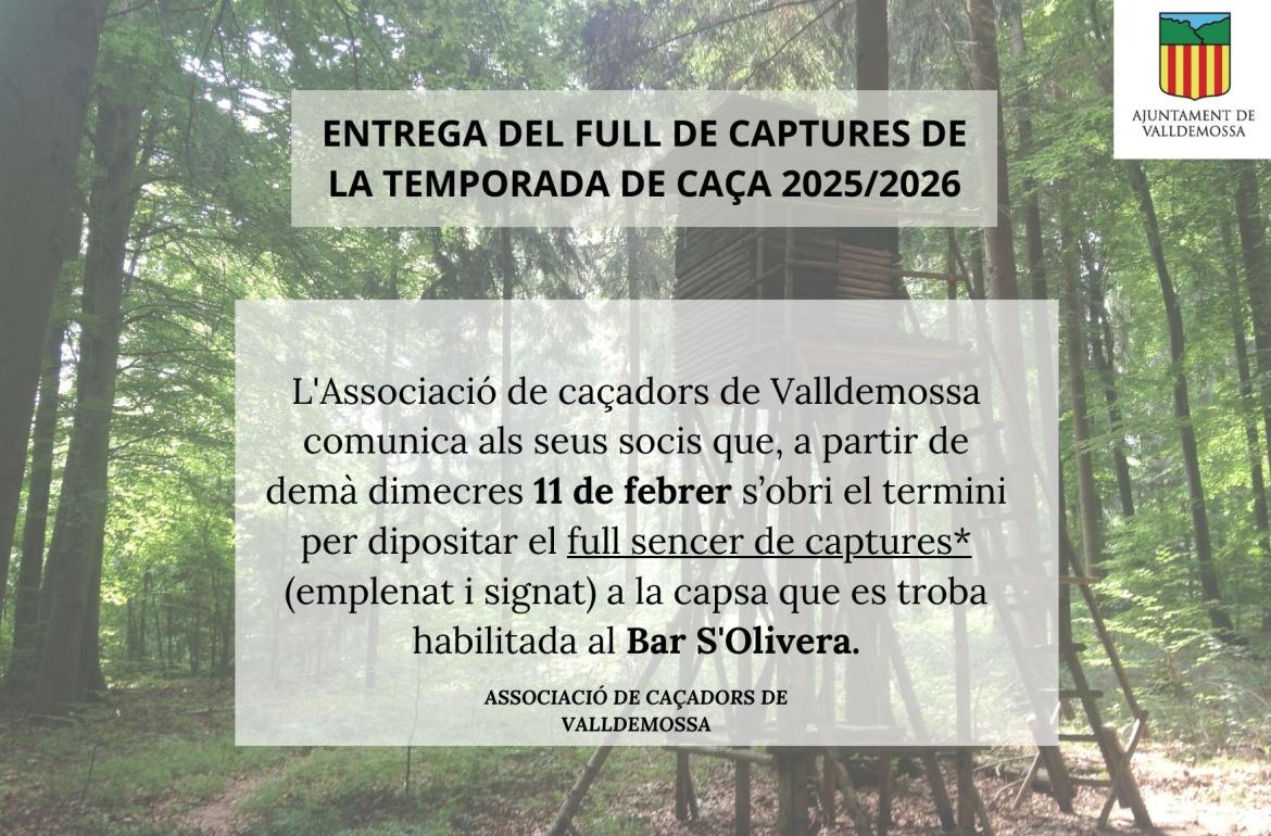 Entrega Captures Caça