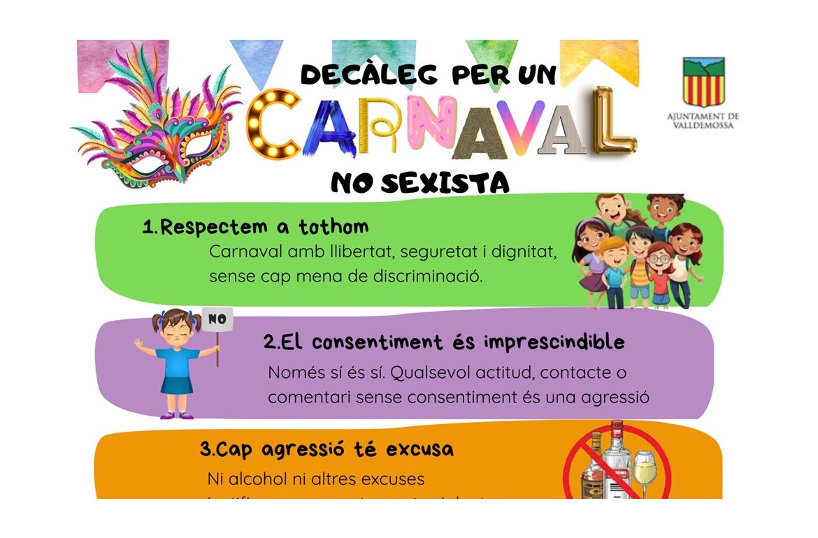 Valldemossa Carnaval No Sexista