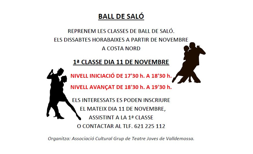 Classes de ball de saló