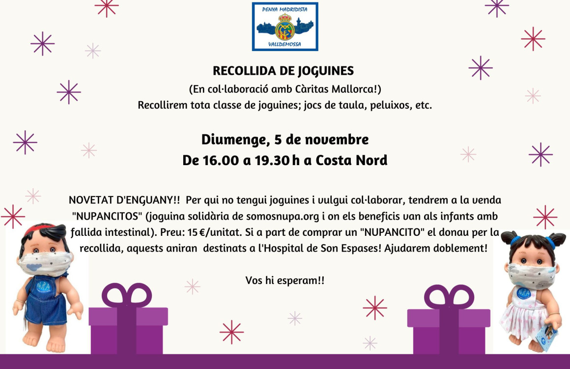 VII Recollida de joguines solidària