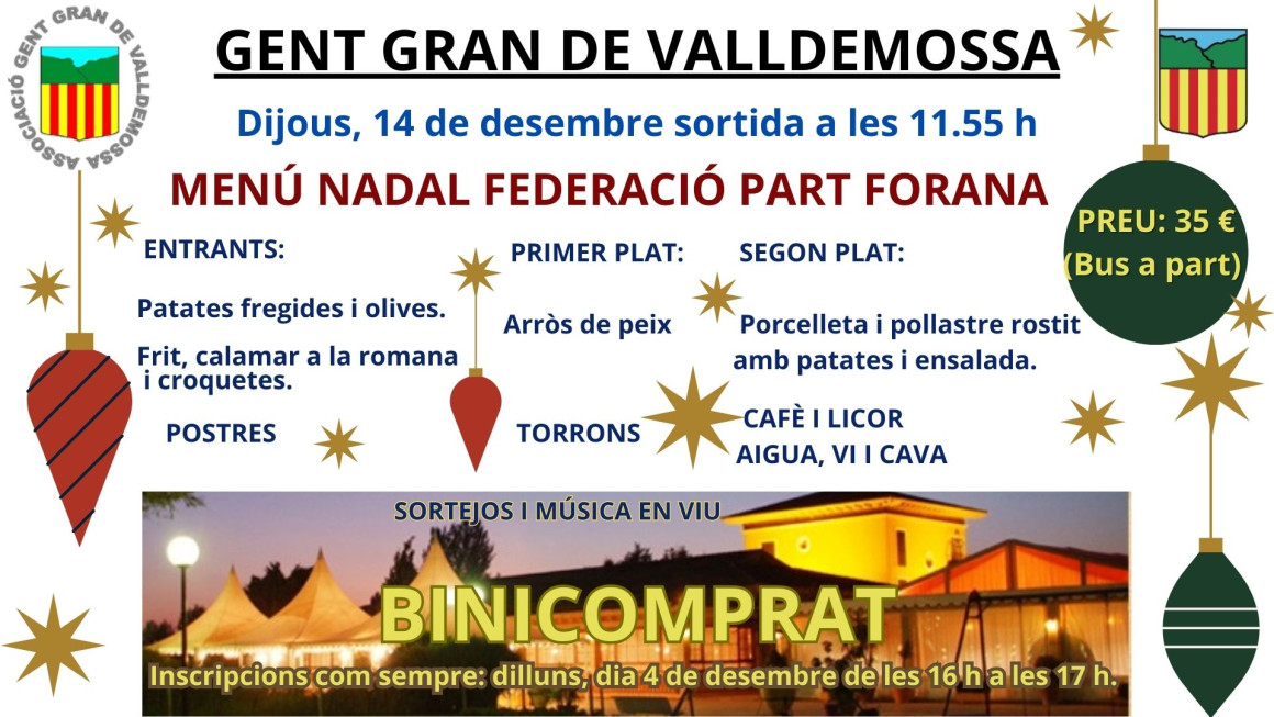 Excursió de la Gent Gran de Valldemossa