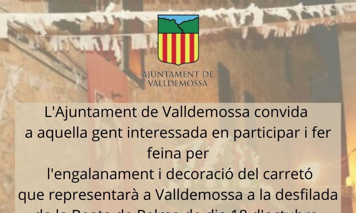 Engalanament i decoració del carretó de la Beata