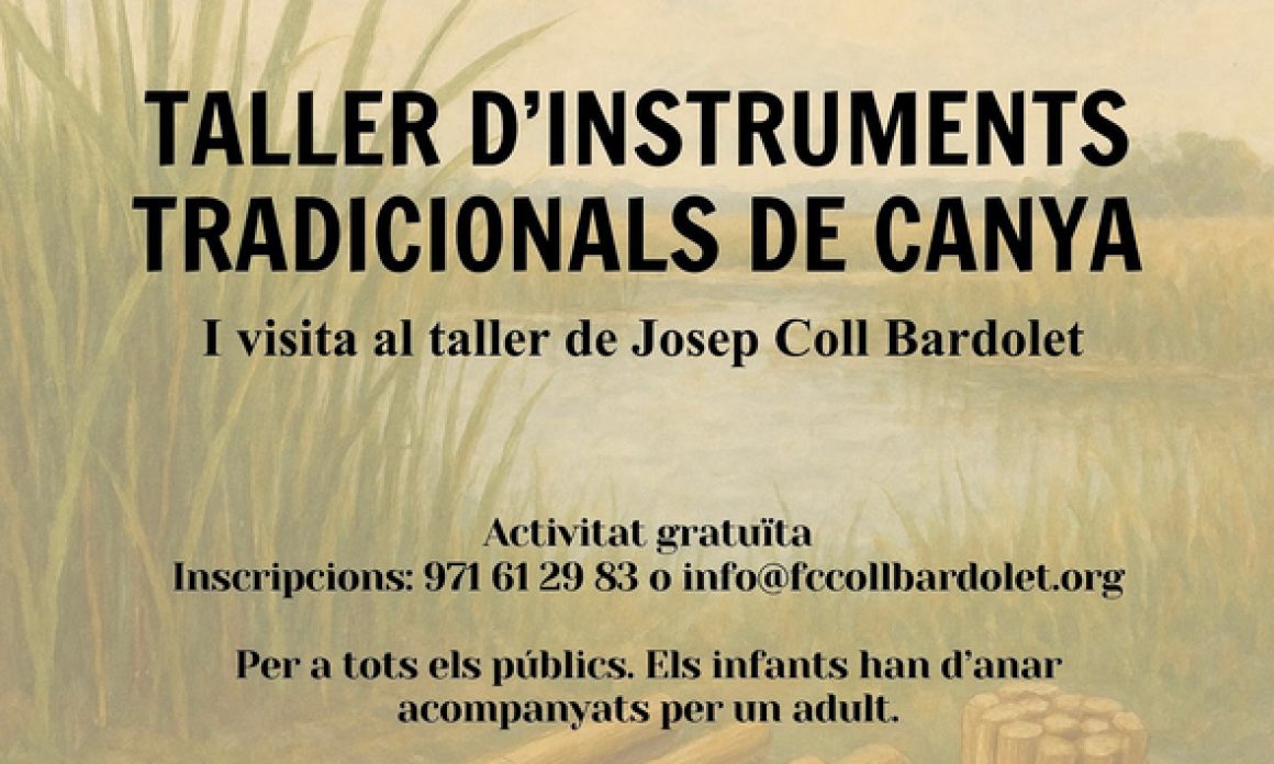 Taller d'instruments tradicionals de canya
