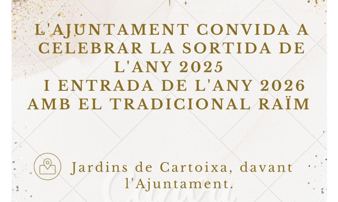 Celebració entrada any 2026